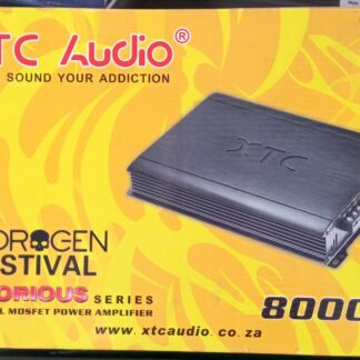 XTC HYDROGEN NOTORIOUS SERIES 8000W 4 CHANNEL MOSFET POWER AMPLIFIER