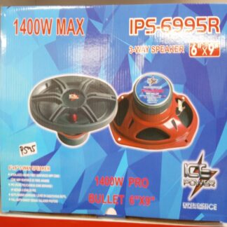 ICE POWER IPS-6995R" 6"X9" 3WAY 1400W SPEAKER