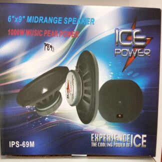 ICE POWER IPS-69M" 6"X9" MIDRANGER 1000W SPEAKER