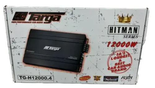TARGA HITMAN TG-H12000.4 4 Channel 12000W Amplifier